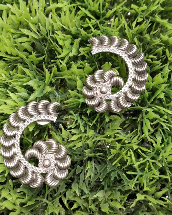 Unique Half-Chaand Earrings