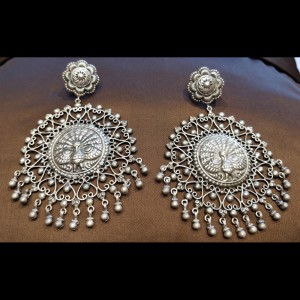 Pure Silver Chandbali