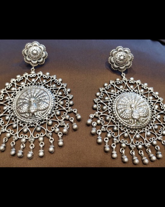 Pure Silver Chandbali